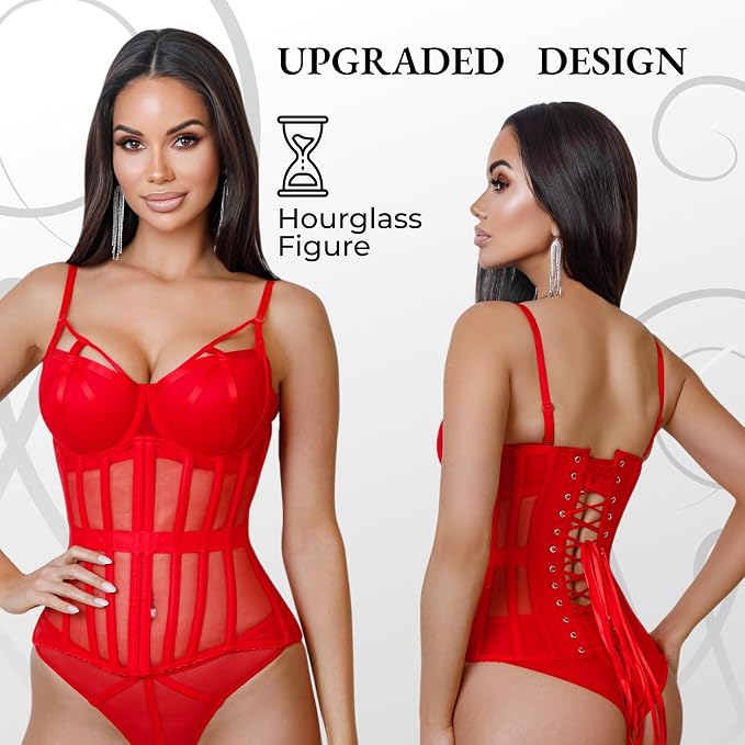 Red - Measure Your Body & Use the Size Chart!