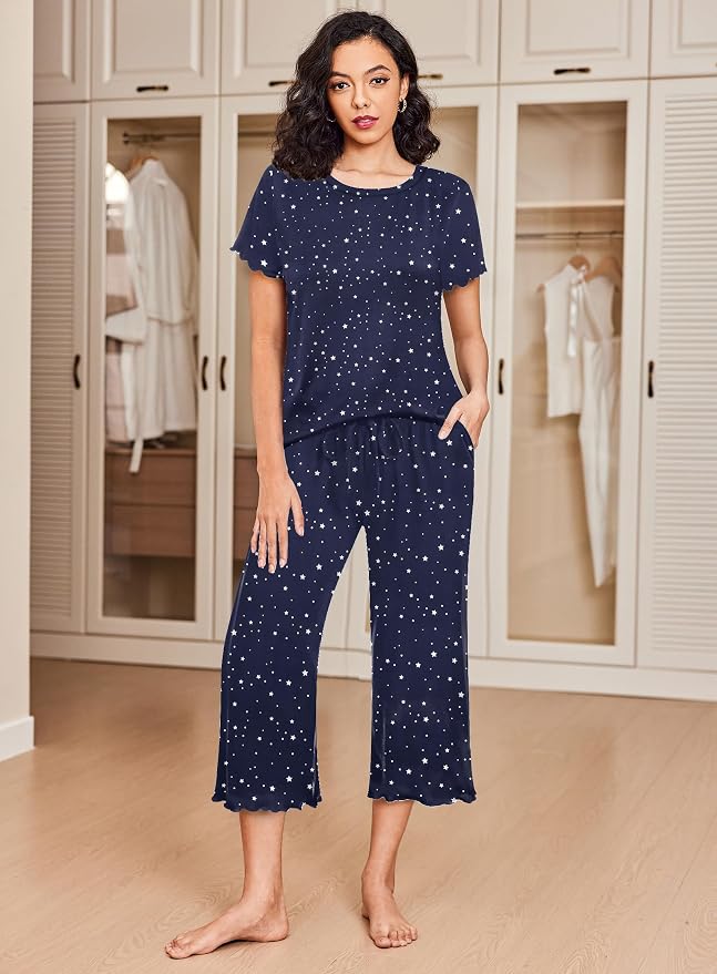 Coffee/Navy Star