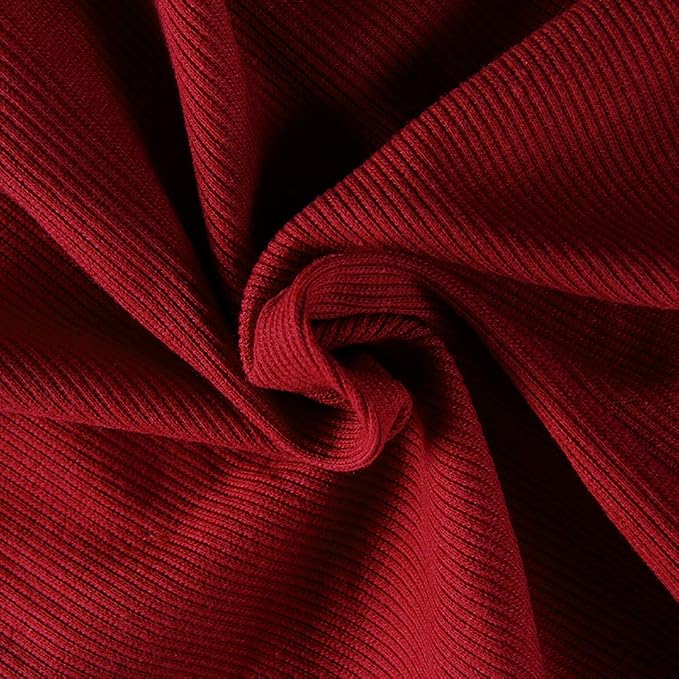 E-long Sleeves-wine Red