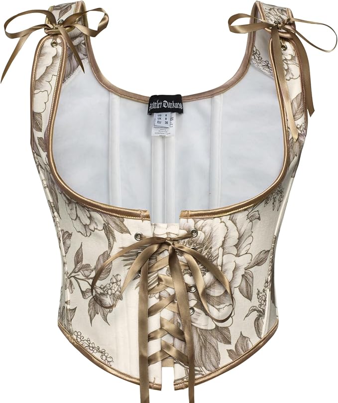Beige Brown Floral