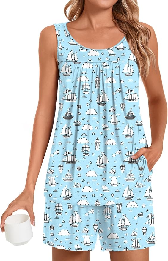 Blue Sailboat