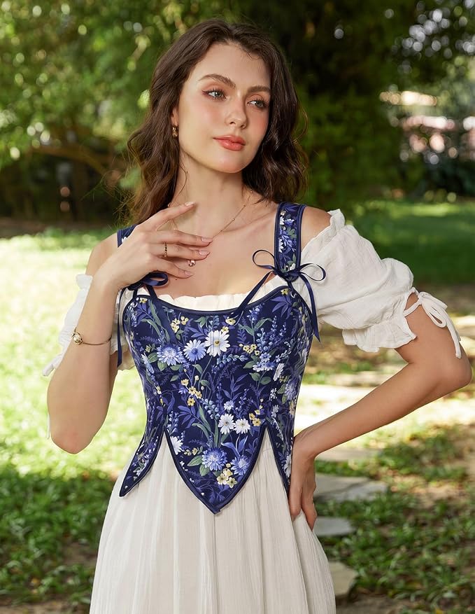 Navy Blue Floral