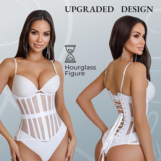 White 2 - Measure Your Body & Use the Size Chart!