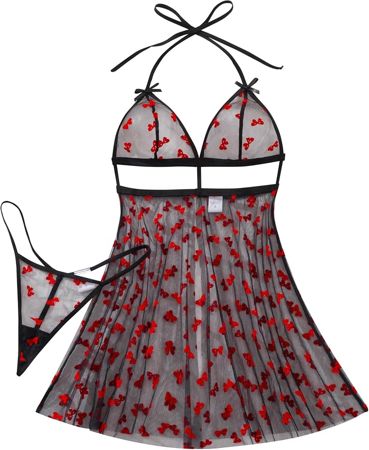 Black/Red Bows