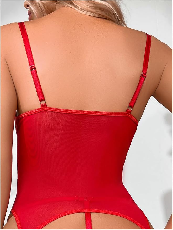 Red Lace Solid