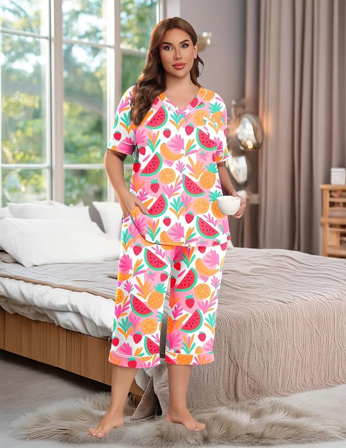 White Fruit Print