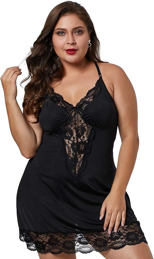 Solid Black With Satin Bow Detail
