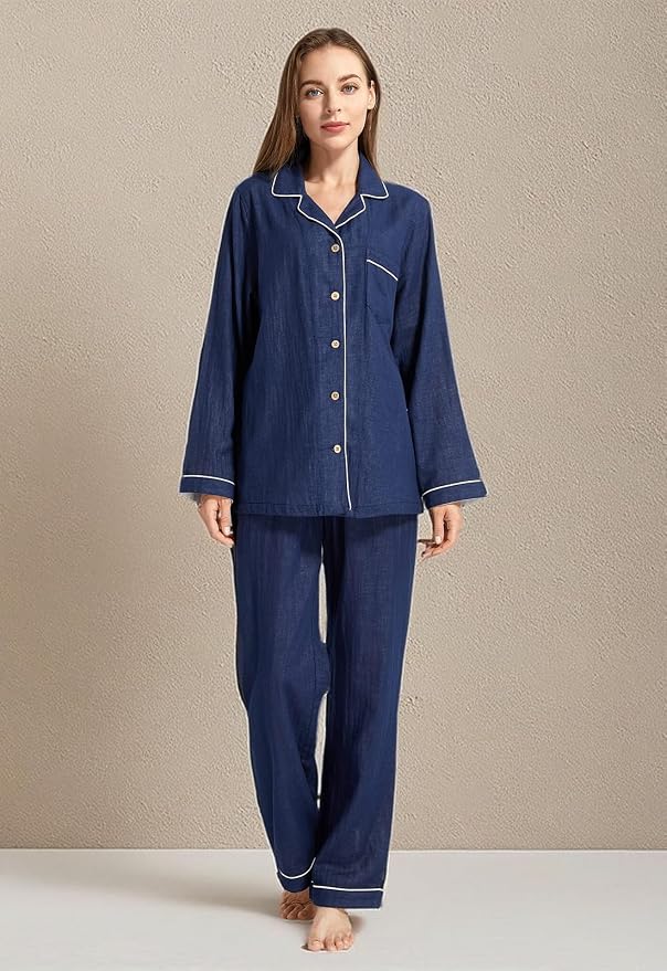 Heathered Navy