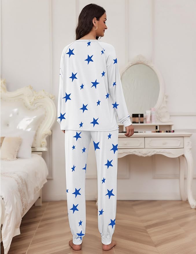 White Blue Star