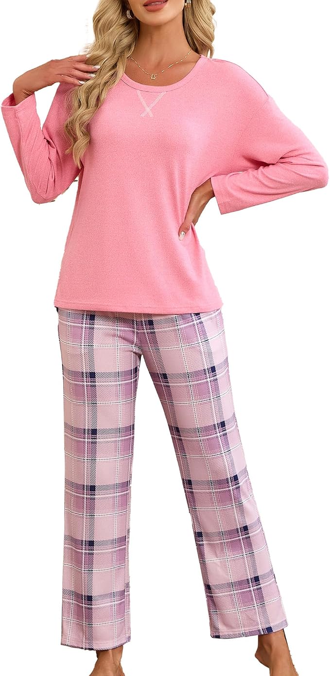Hot Pink/Pink Purple Plaid