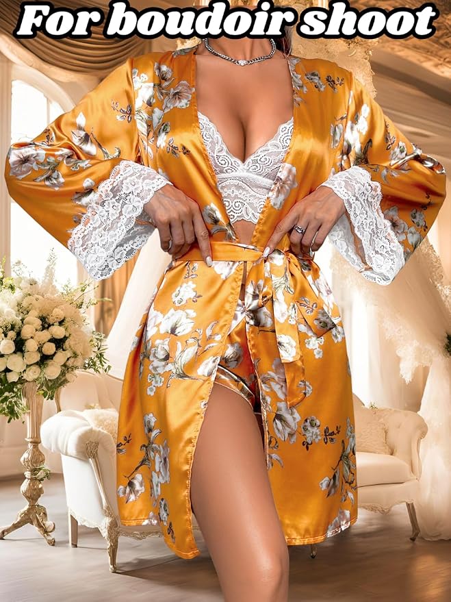 Orange Floral