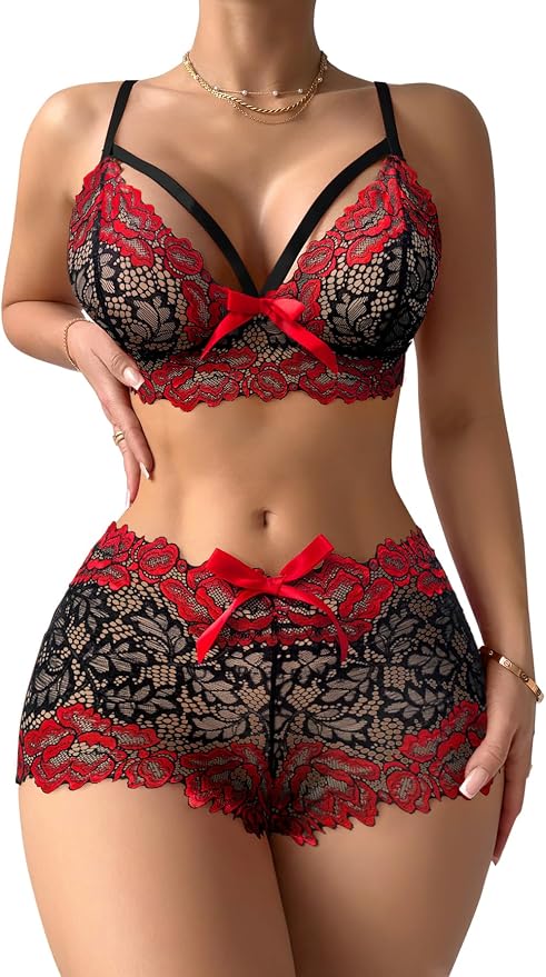Flower Black Red