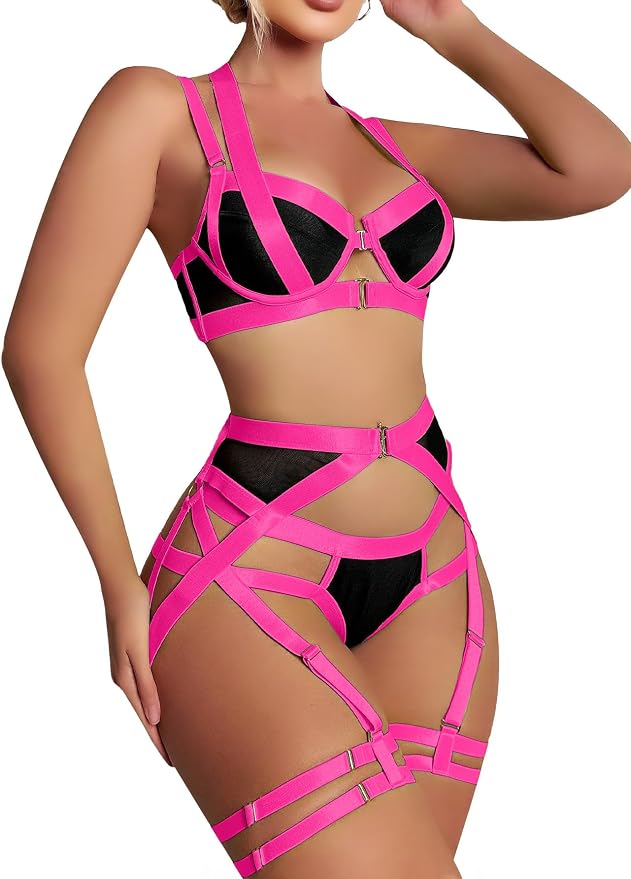 Black Neon Pink