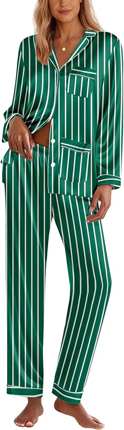Dark Green Striped