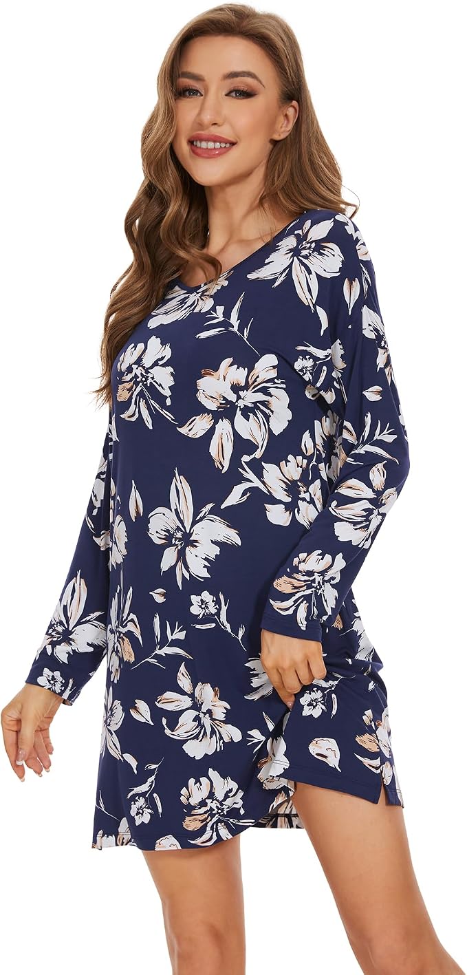 A-navy Floral