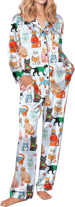 Blue Cat Print