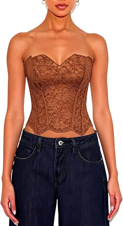 Lace Flower Brown