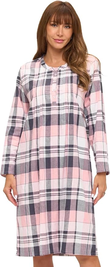 Grey Pink Plaid