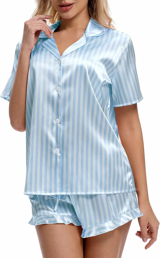 Striped Blue