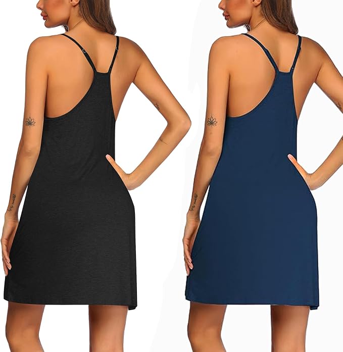 2 Pack Black & Navy Blue