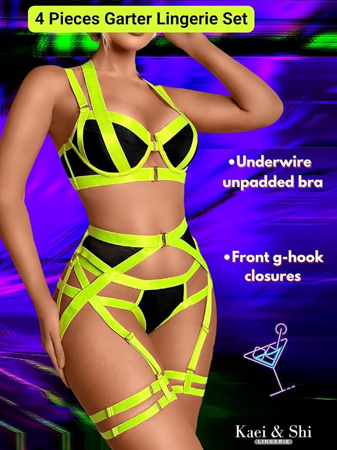 Neon Green Strappy