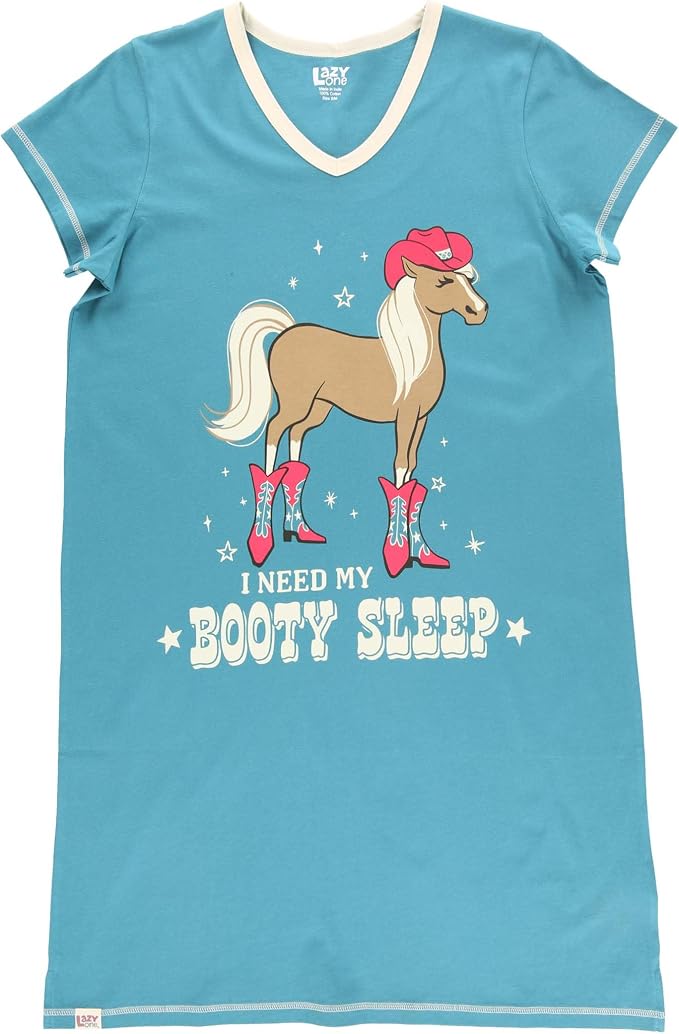 Booty Sleep Blue Nightshirt
