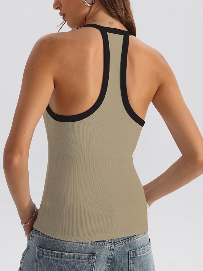Khaki With Black