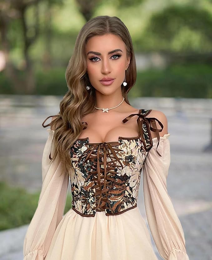 Brown Vintage Print