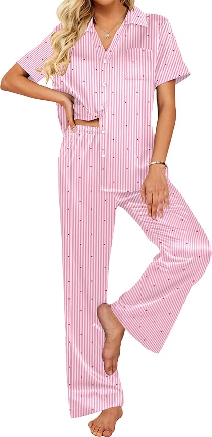 Pink Stripe-heart