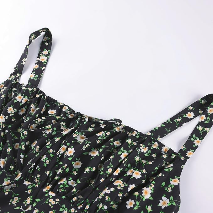 Black Yellow Floral