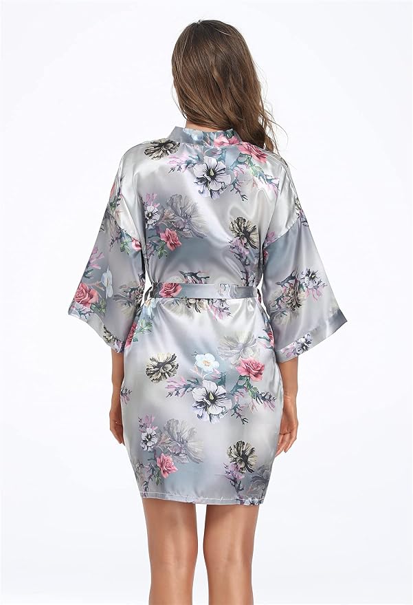 Floral-silver Grey