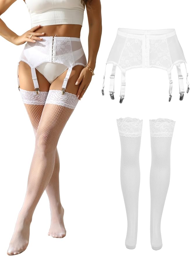 #White-lace (Garter+stocking)