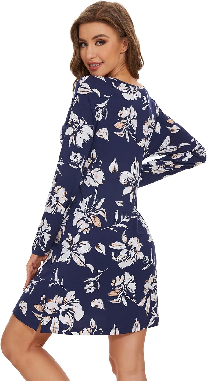 A-navy Floral
