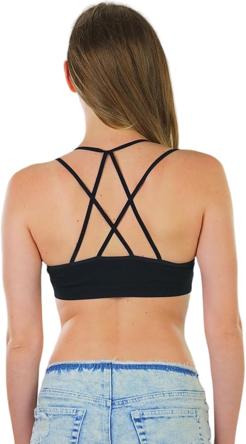 Seamless Double Strap - Black
