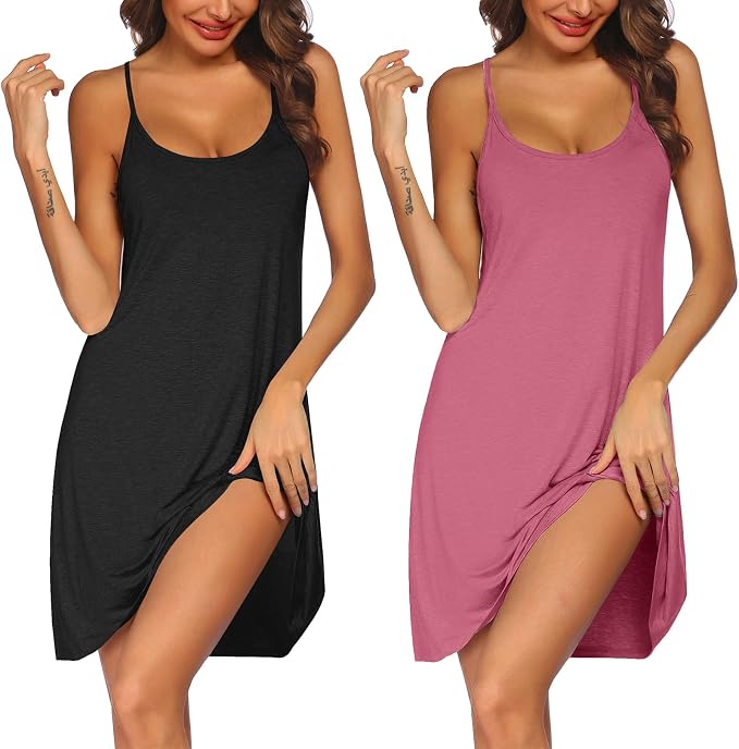2 Pack Black & Peach Red