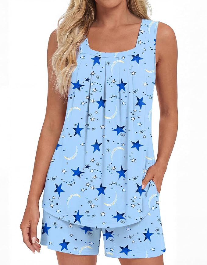 1-blue Star Moon