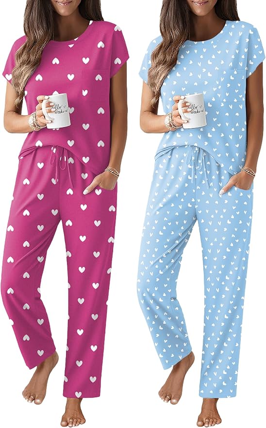 Blue Hearts/Hot Pink Hearts