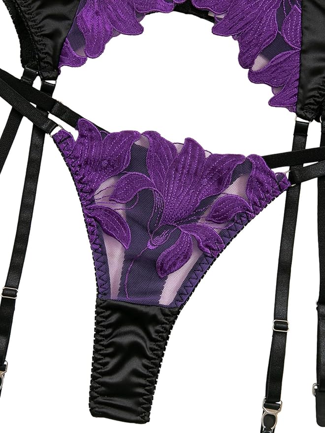 Pattern Black Purple