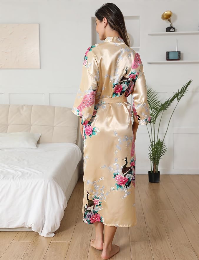 Peacock Floral Champagne