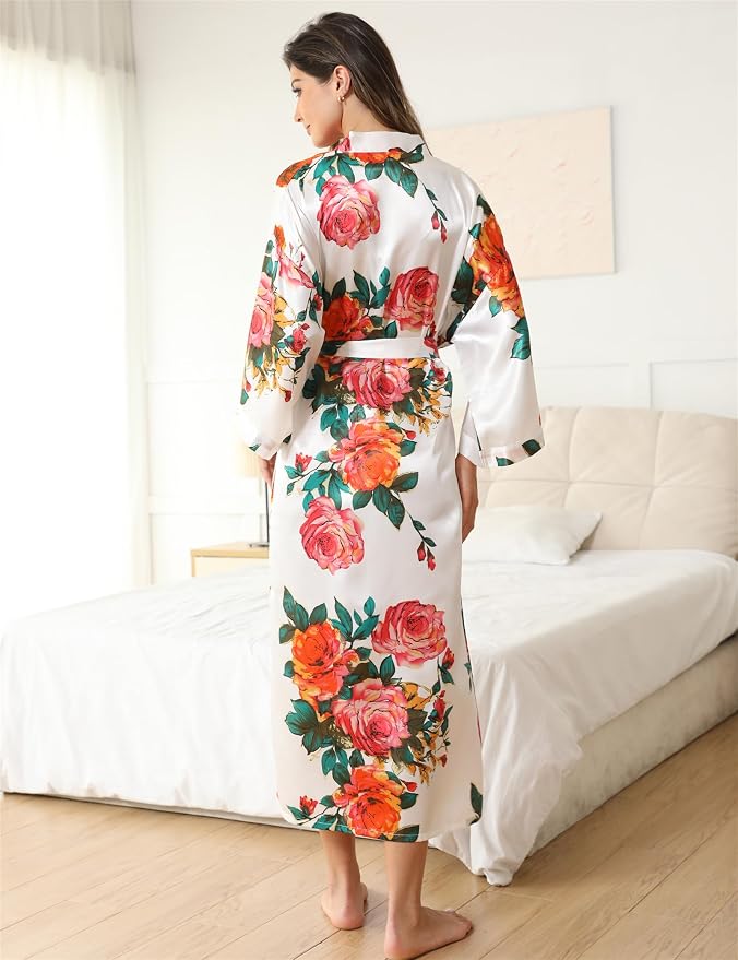 Rose Floral White