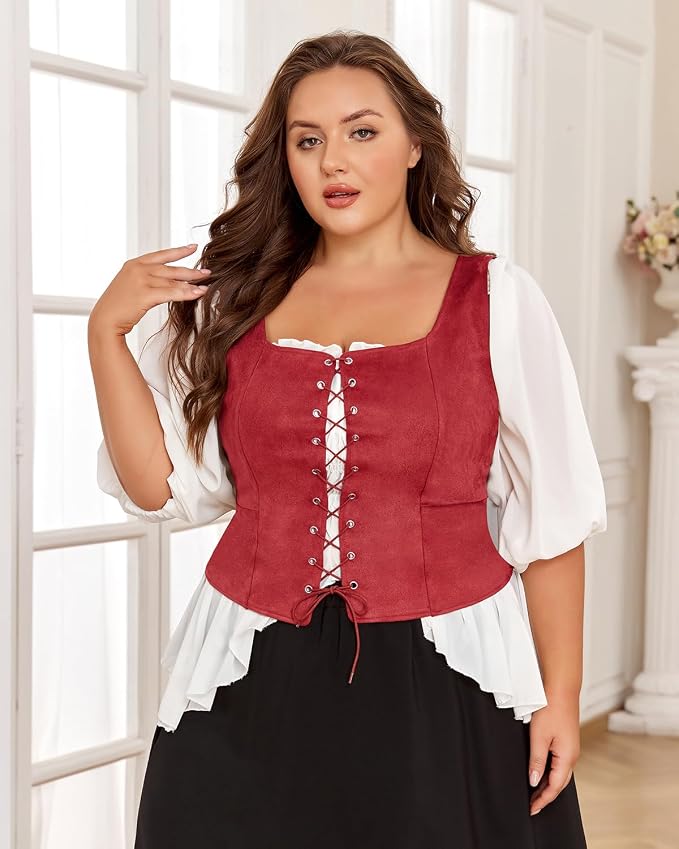 Wine Red Corset