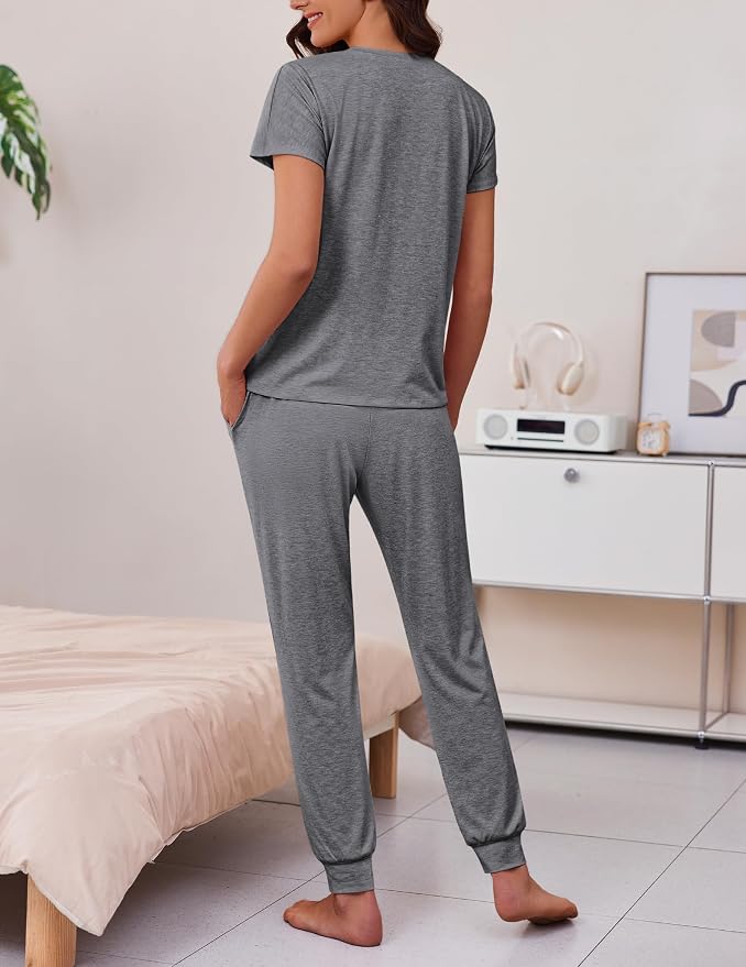 Black and Dark Grey
