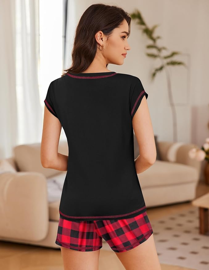 Plaid Red and Black