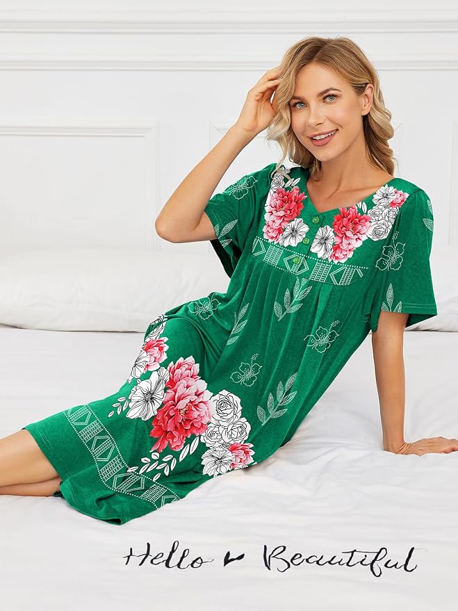 Green Red Flower