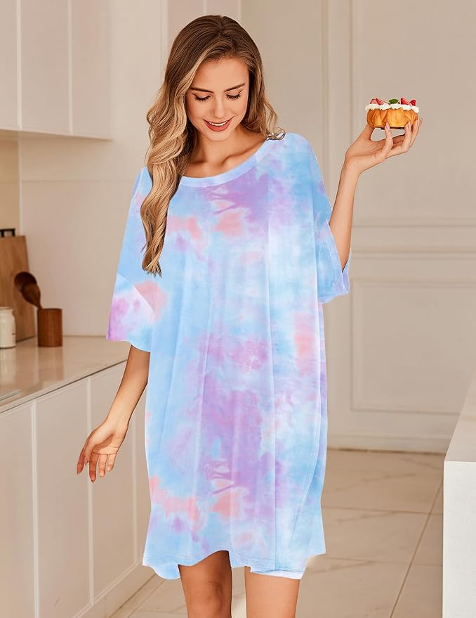 Blue & Purple Tie Dye