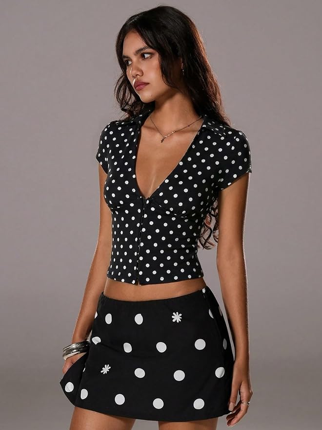 Polka Dots Black