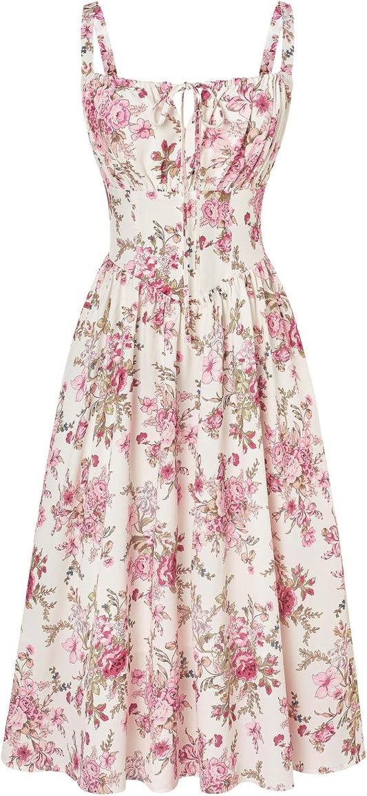 Apricot Pink Floral