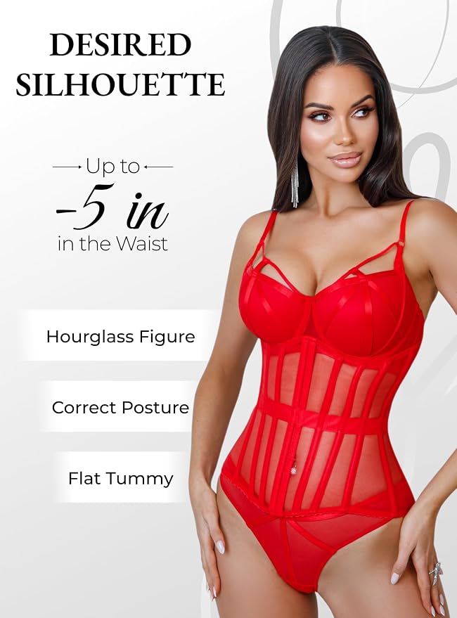 Red - Measure Your Body & Use the Size Chart!