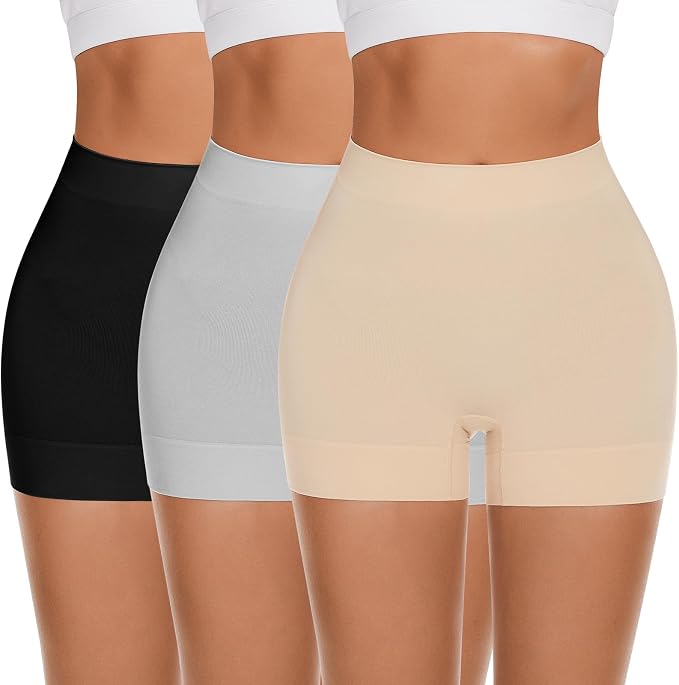3 Pack Black+nude+grey