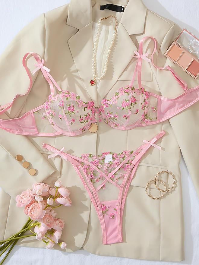 Bow Flower Pink
